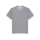 Slim fit T-shirt with jacquard monogram
