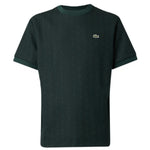 T-shirt slim fit con monogramma jacquard 