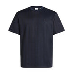 T-shirt jacquard con monogramma 