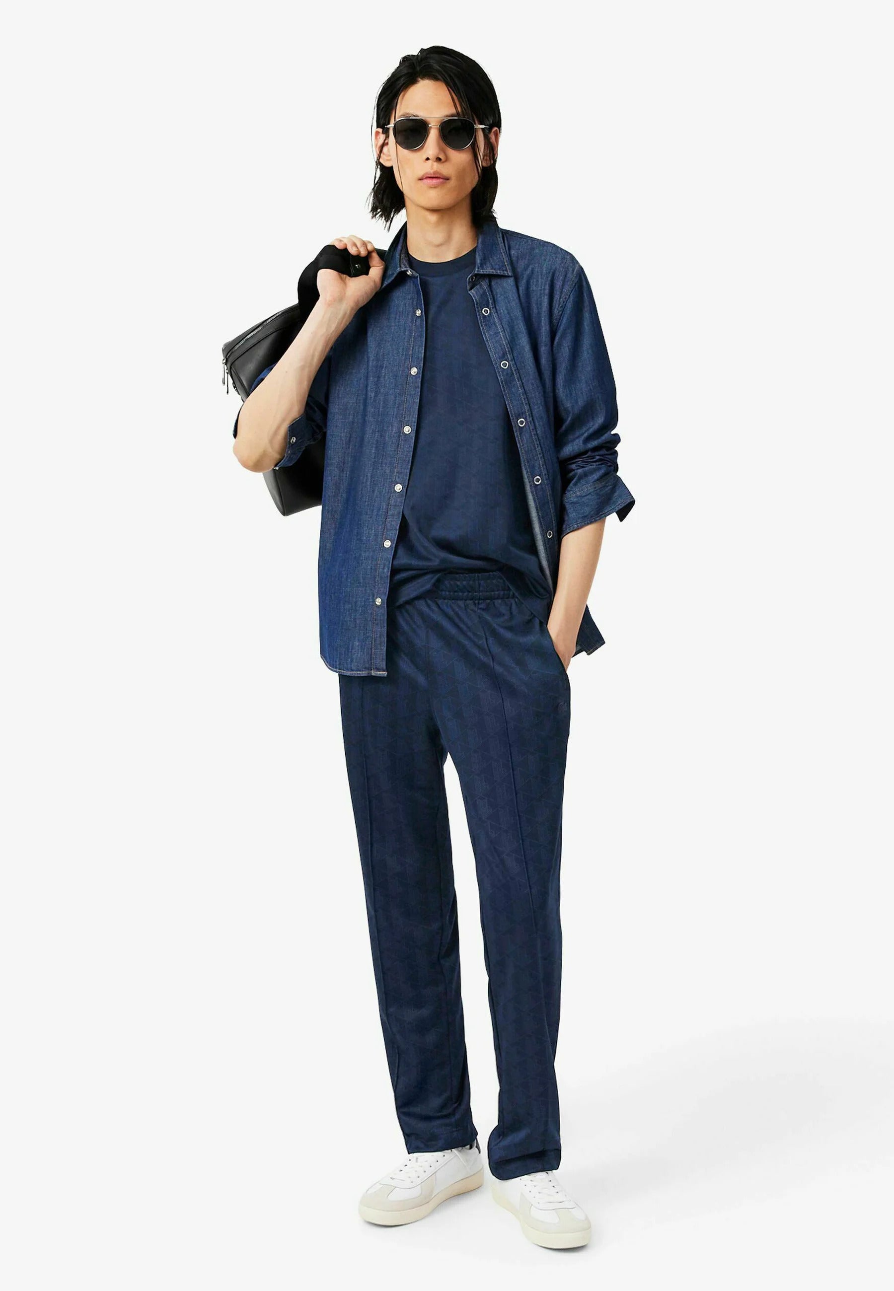 Monogram jacquard tracksuit bottoms