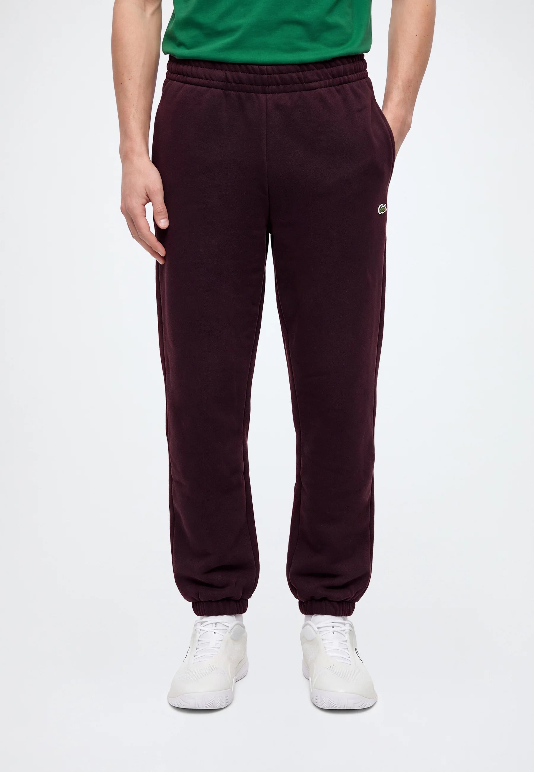 Pantaloni della tuta regular fit in tessuto felpato 
