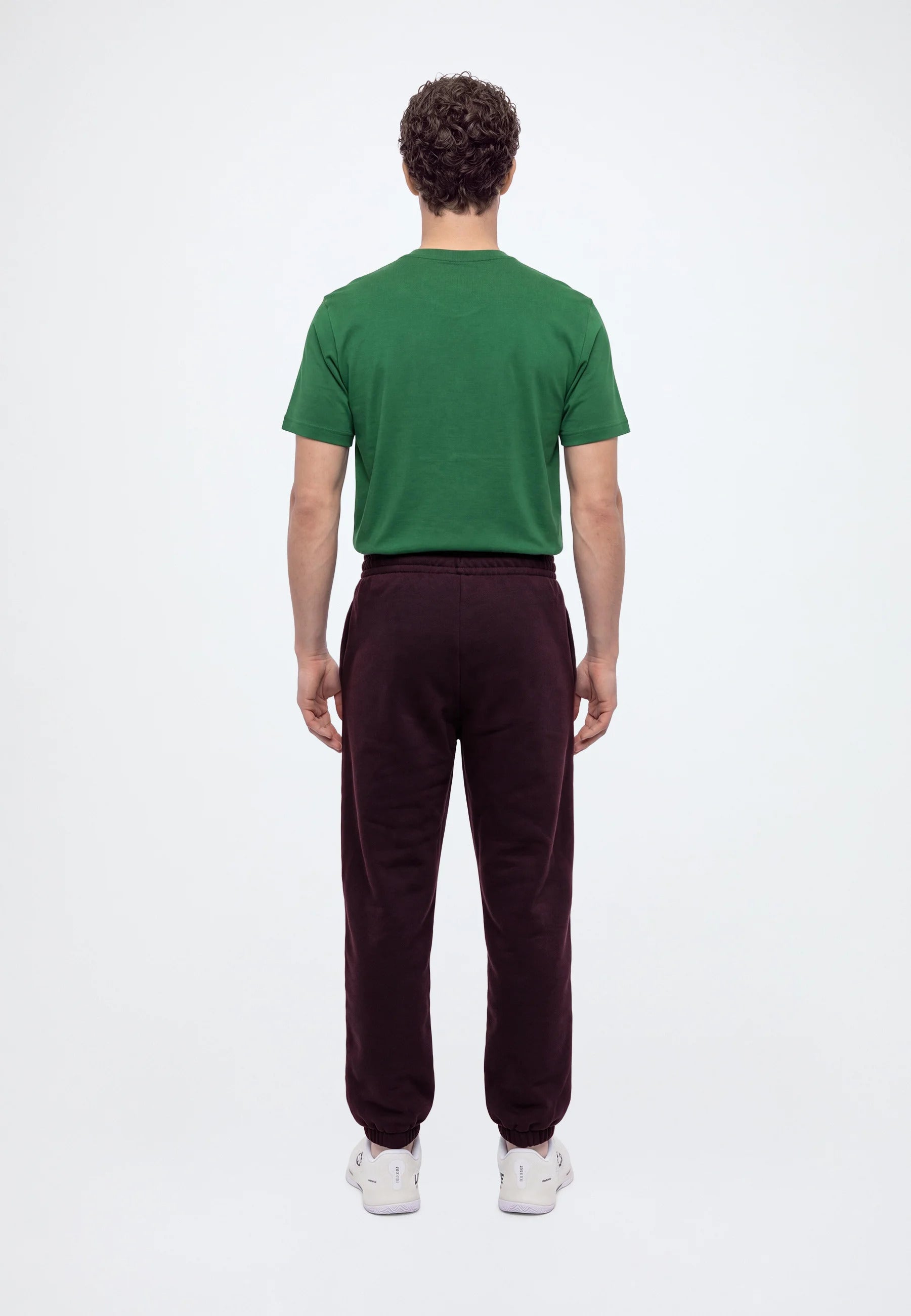 Pantaloni della tuta regular fit in tessuto felpato 