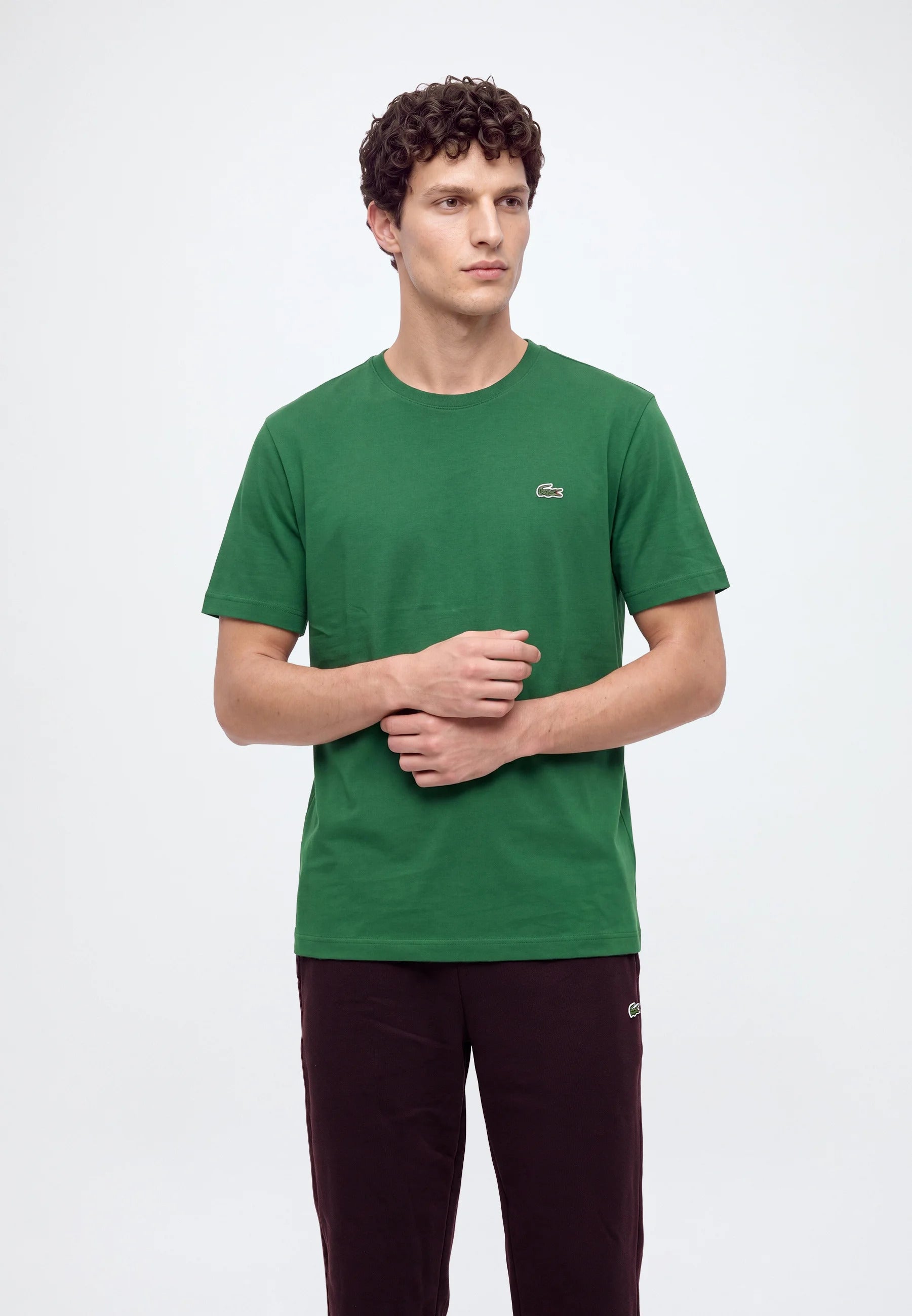 Pantaloni della tuta regular fit in tessuto felpato 