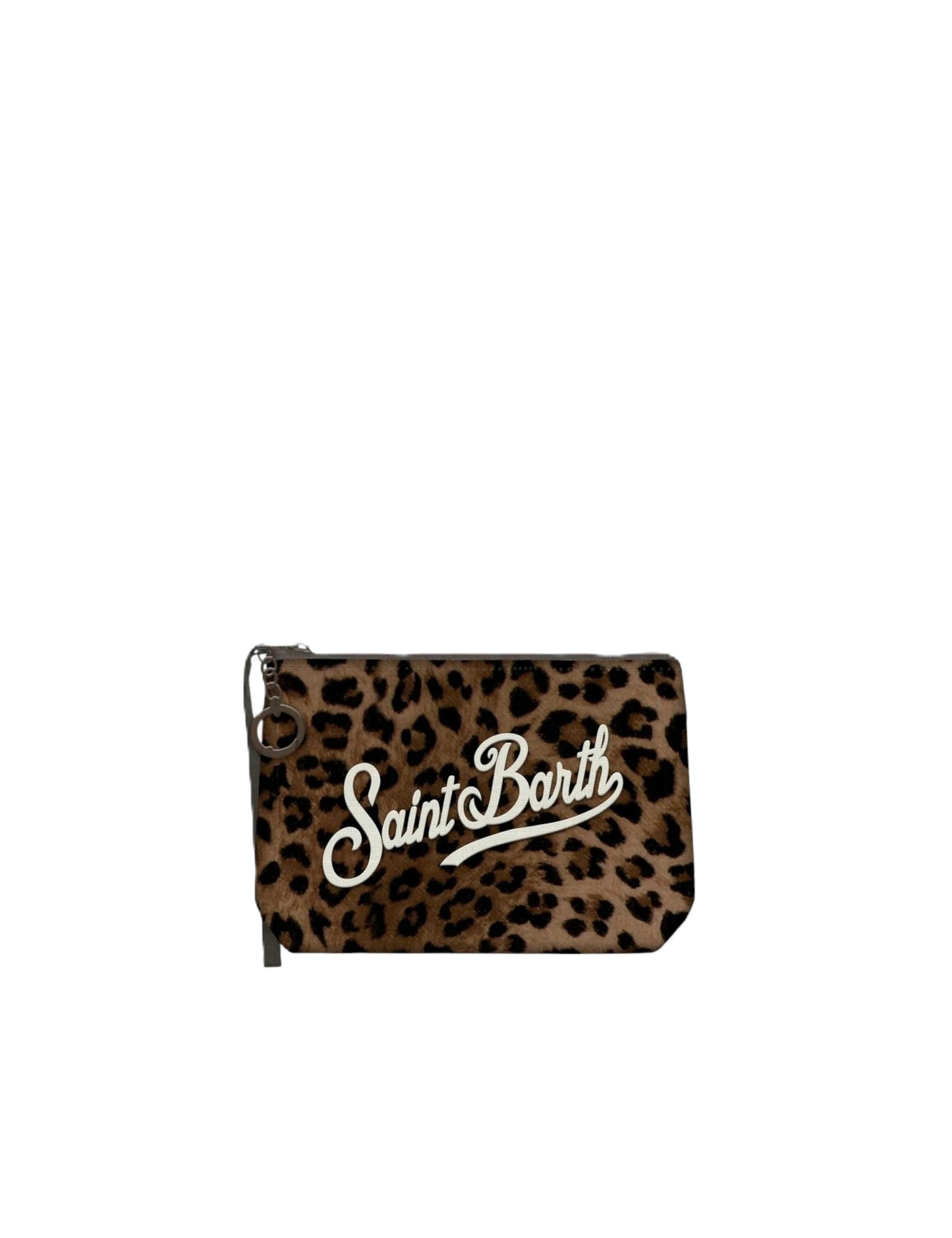 Aline Mini Felt Dark Leopard