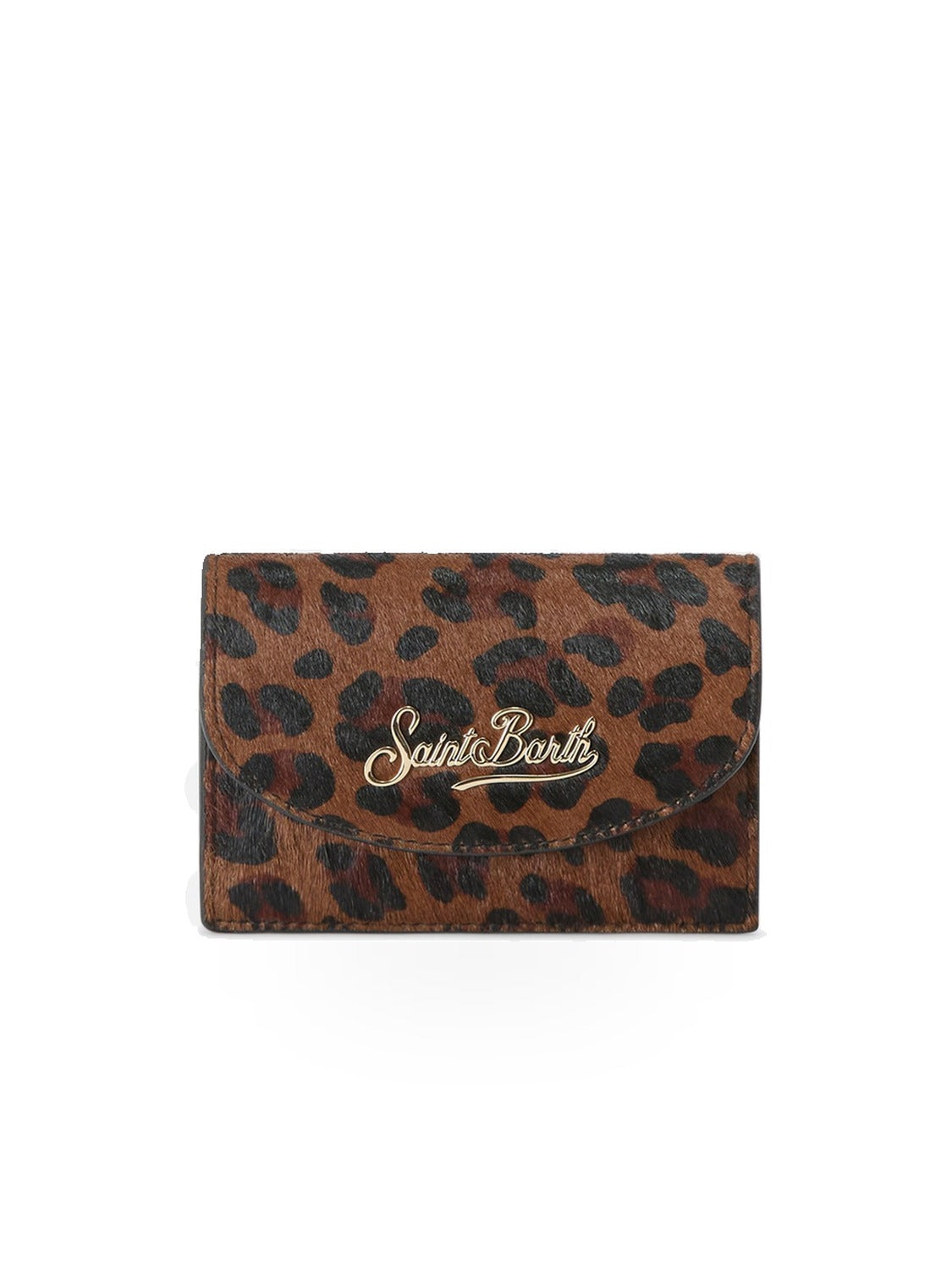 Card Holder Dark Leo Brushed Leather 