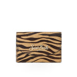 Card Holder Zebra Brushed Leather 