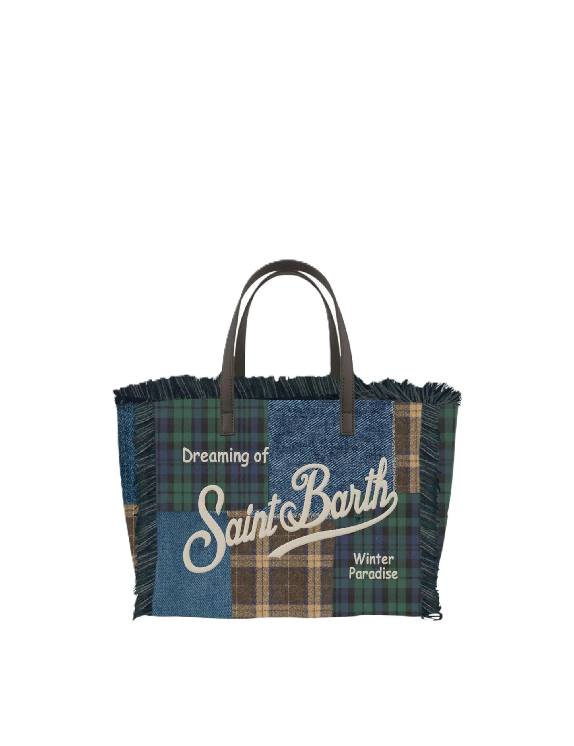 Colette Wool Patchwork Denim Tartan 