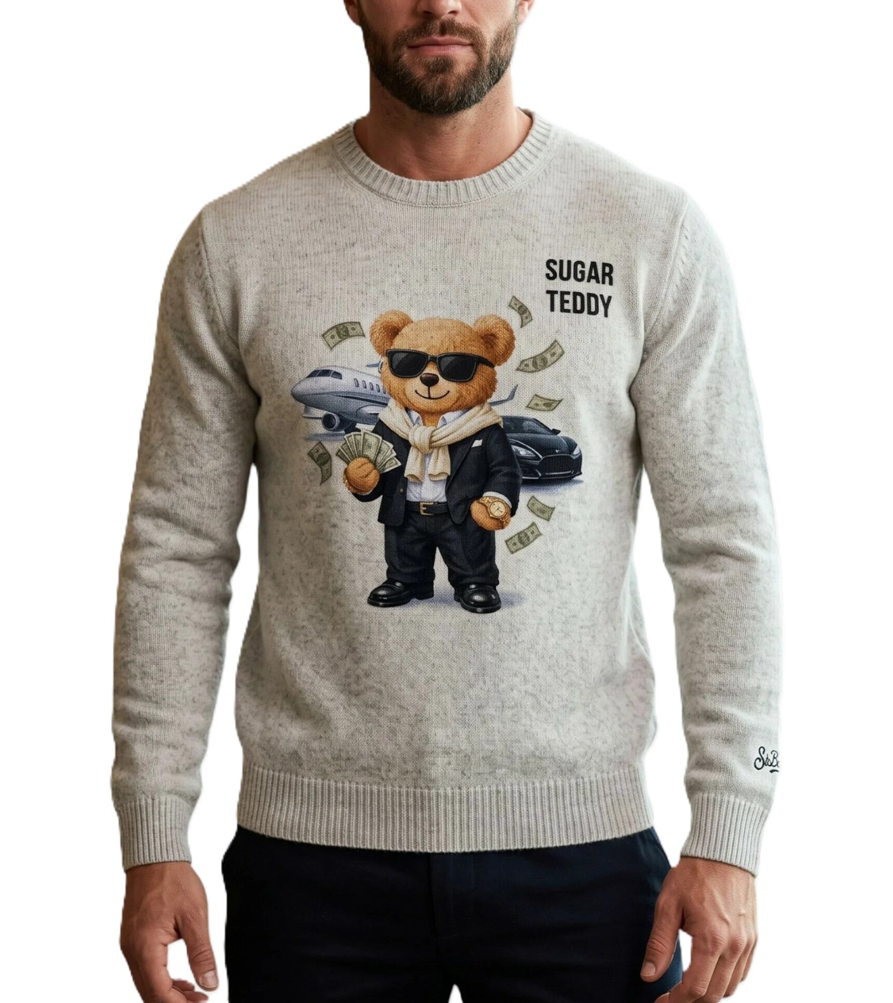 Heron Print Sugar Teddy 