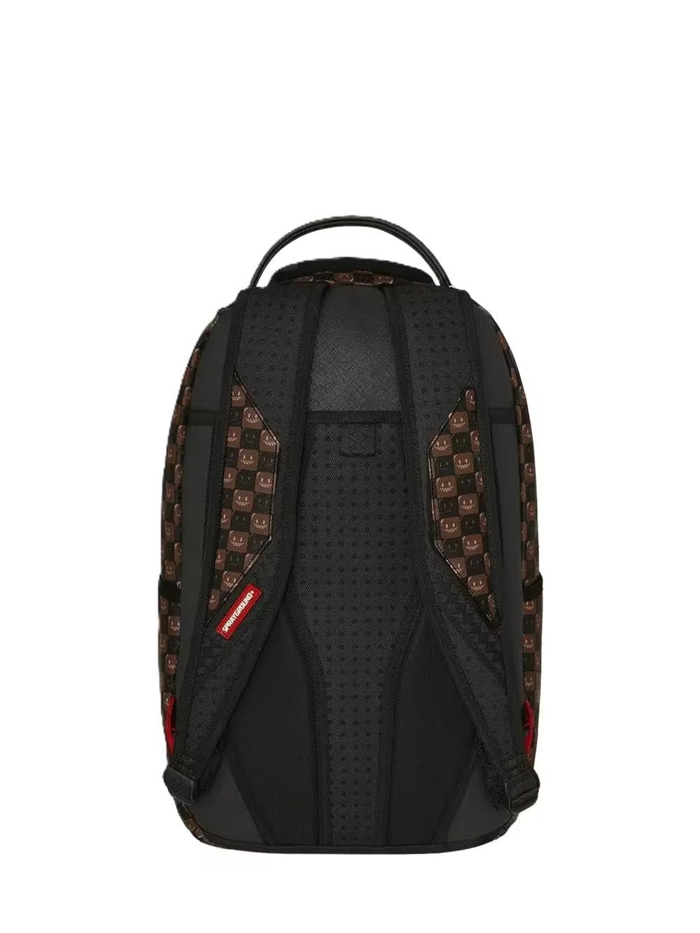 sharks in paris wtf bubble brown check backpack 