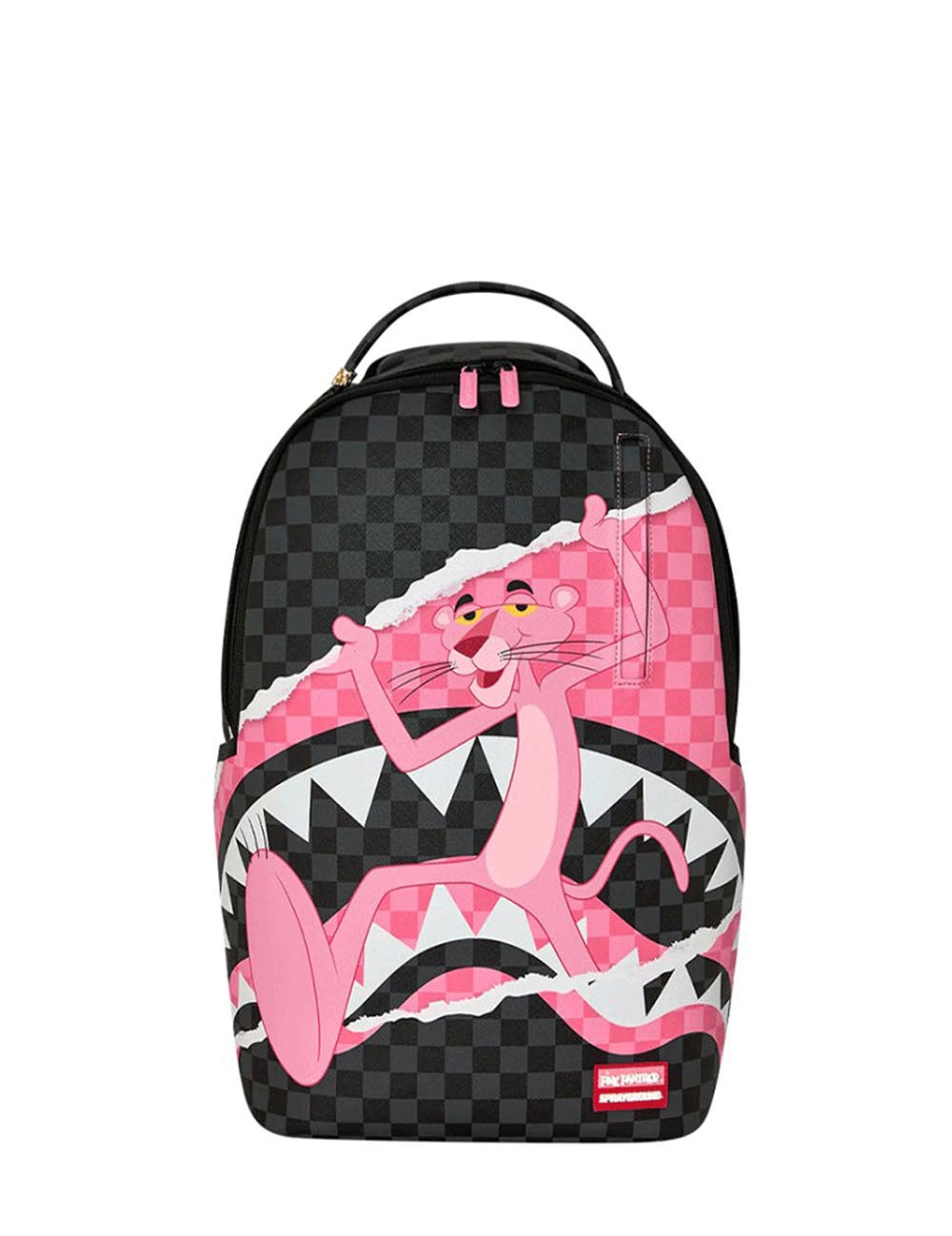 pink panther on the run backpack 