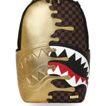 sharks in paris gold drip backpack<BR/> 
