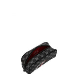 sharks in paris wtf bubbly black check pouch 