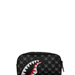 sharks in paris wtf bubbly black check pouch 