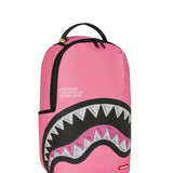 shark central pink embroidered shark backpack 