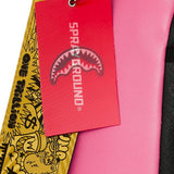 shark central pink embroidered shark backpack 