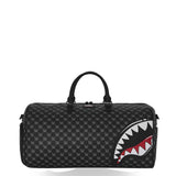 sharks in paris wtf bubble black check duffle 