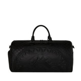 raised check duffle 