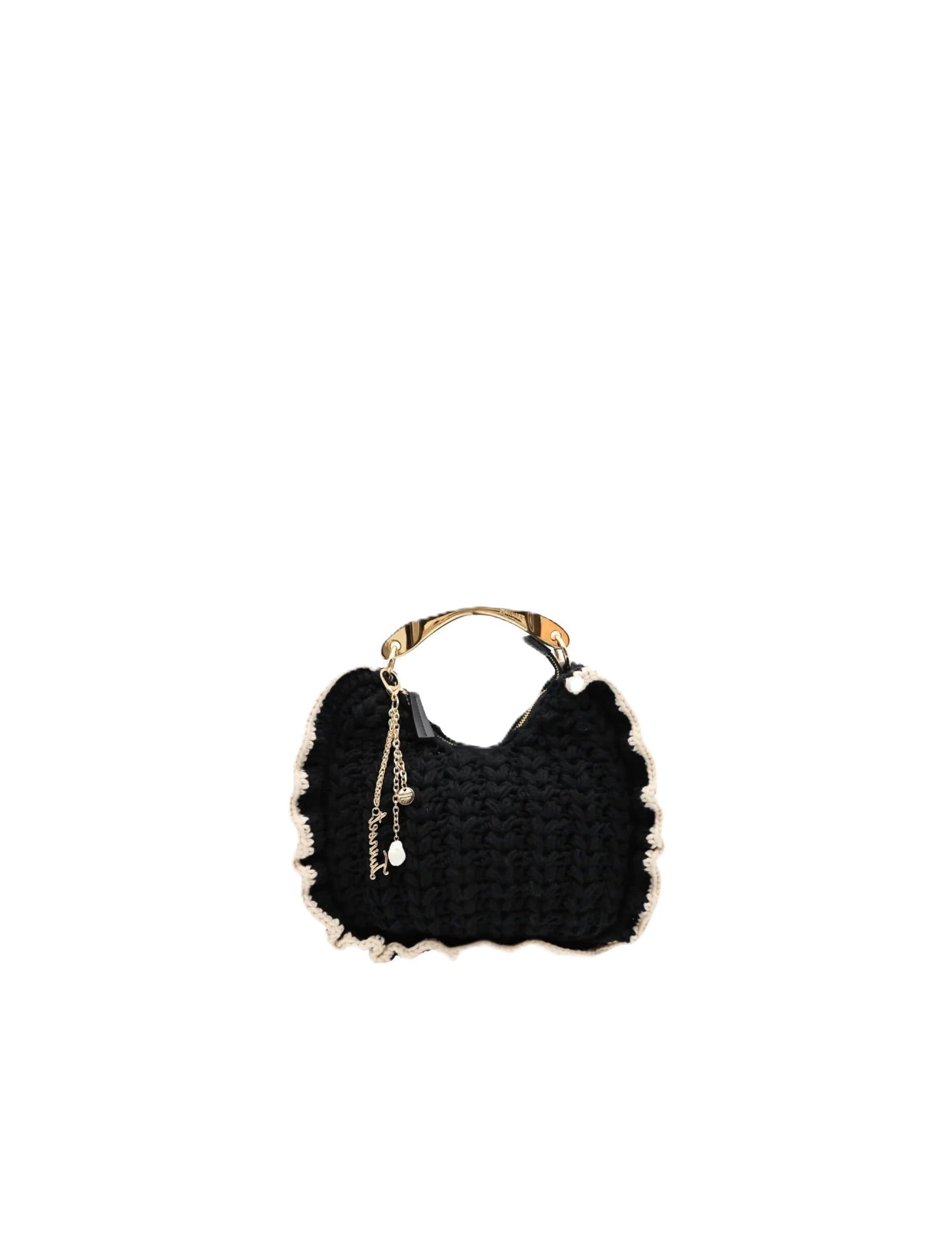 Hobo Media Crochet Con Manico In Metallo 