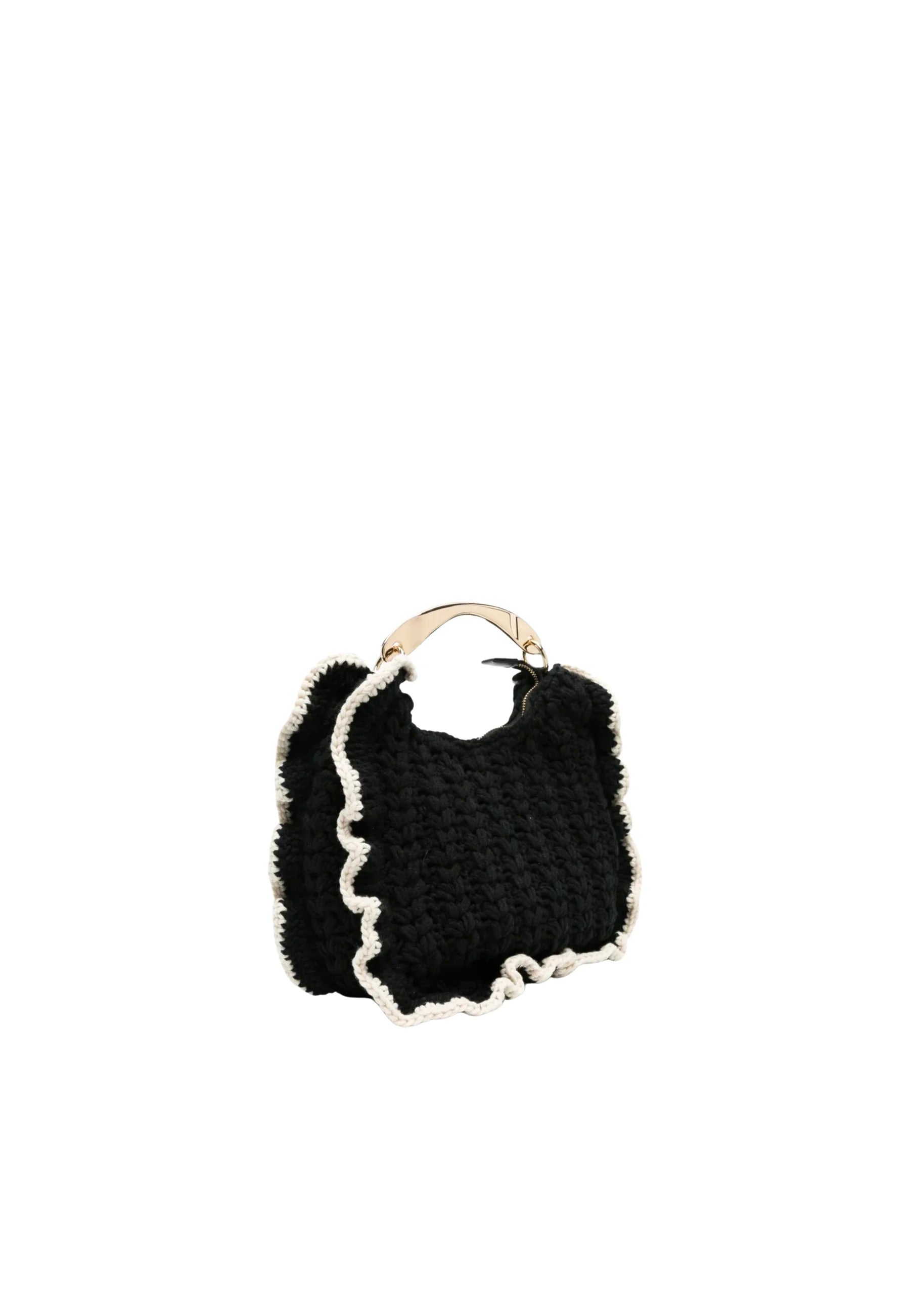 Hobo Media Crochet Con Manico In Metallo 