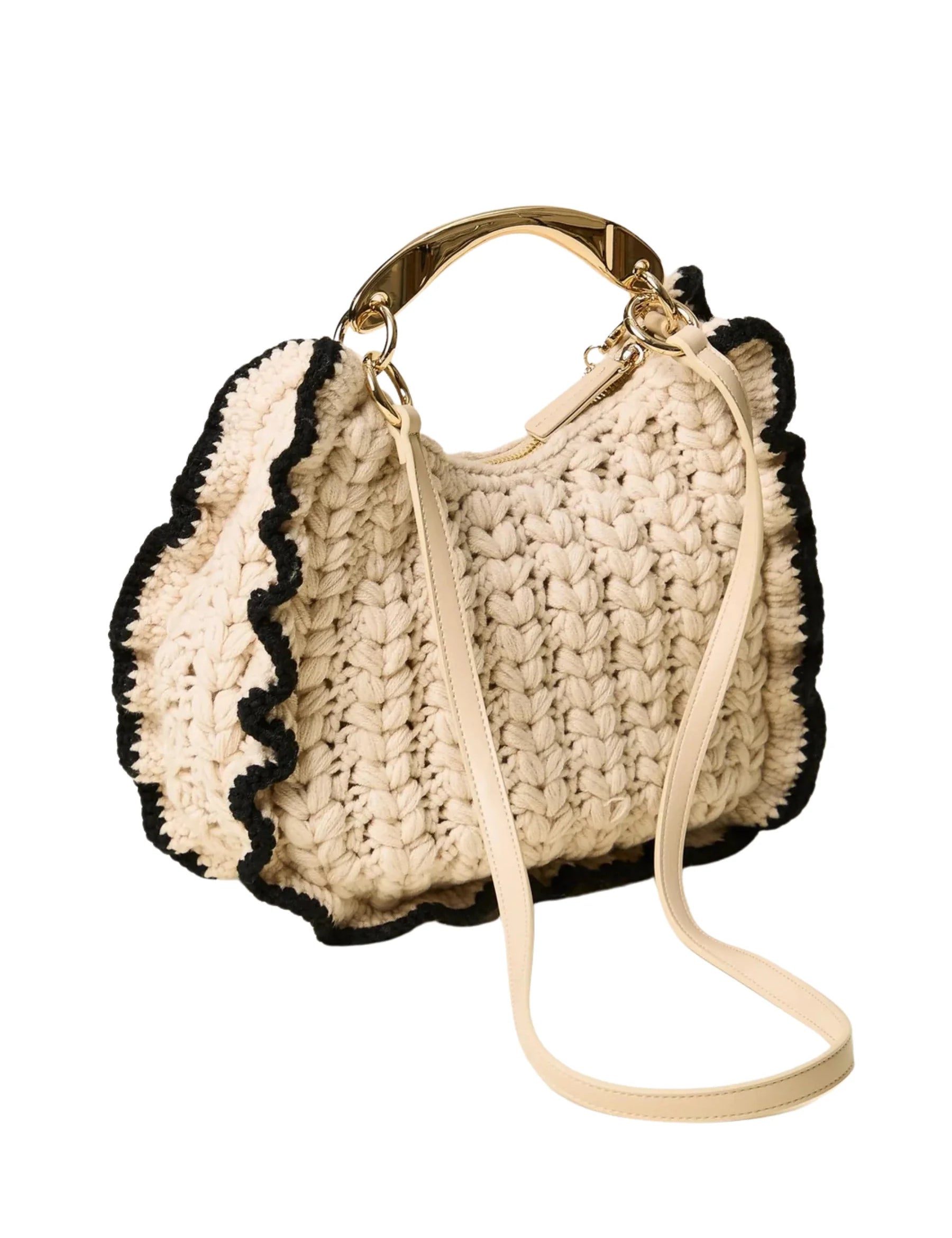 Hobo Media Crochet Con Manico In Metallo 