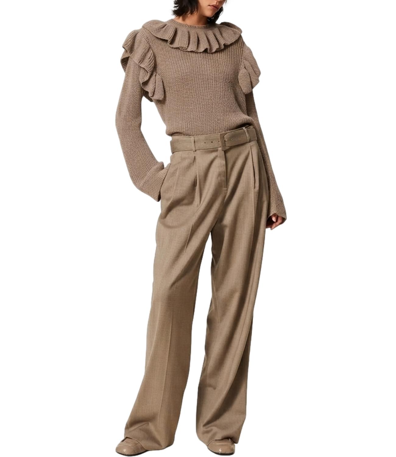 Pantalone Largo C/Cintura 